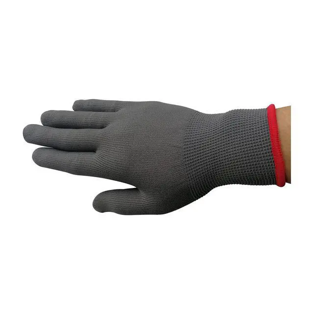 Alt view image 2 of 5 - Vinyl Wrap Gloves, Professional Anti-Static Application Gloves,Dust-Free Working,PC Building(Grey,1 pair)