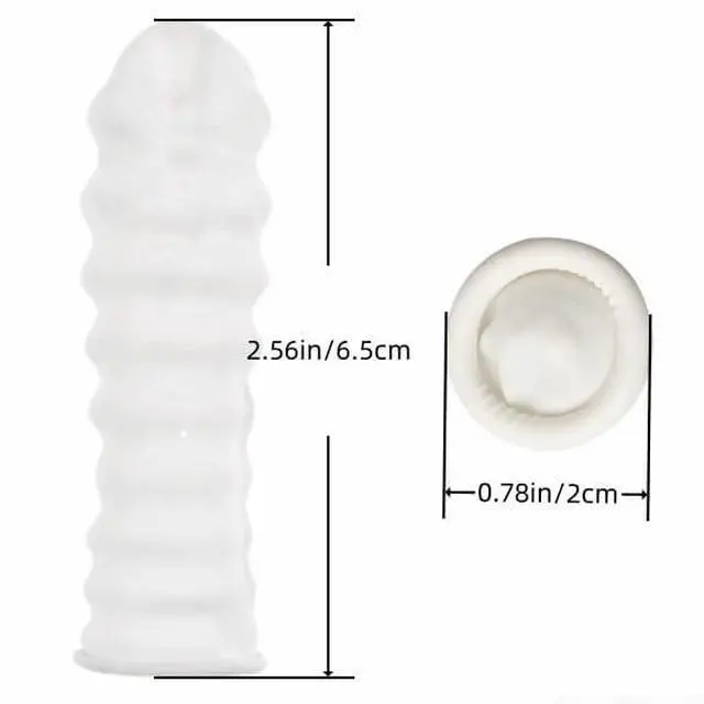 Alt view image 2 of 5 - Finger Cot, Medium Finger Protectors Latex Anti-Static Finger Covers, Finger Tip Protect Keeping Dressing Dry and Clean Disposable Finger Gloves White(approxi 150pcs)