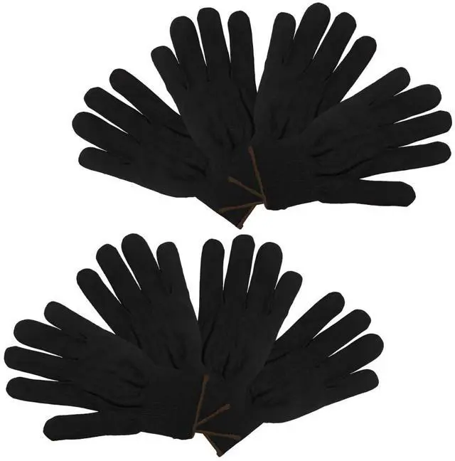 Main image of 4 Pairs Vinyl Wrap Gloves, Anti-Static Automotive Work Gloves, Universal Vehicle Window Tinting Applicator Accessories for Car Wrapping and Film Installation (Black)
