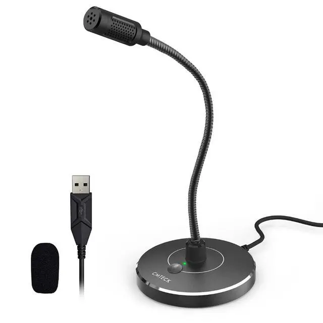 Alt view image 7 of 7 - USB Computer Microphone G009, Noise-Cancelling Recording Desktop Mic for PC/Laptop for Online Chatting, Home Studio, Podcasting, Gaming, Skype, YouTube with Mute Function(Windows/Mac)