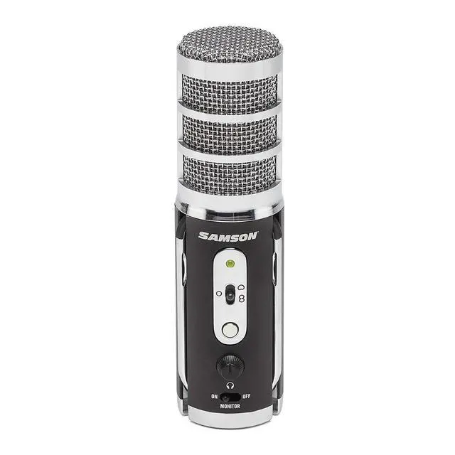 Alt view image 4 of 5 - Technologies Satellite USB/iOS Condenser Microphone | Dual 16mm condenser capsules with 24-bit/96kHz audio and fold-back legs for streaming, podcasting and recording
