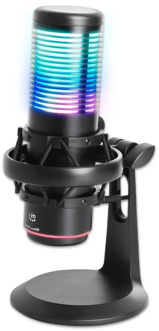 Main image of RGB USB Gaming Mic, Noise Cancelling Condenser Microphone for PC, PS4, PS5 and Mac, Anti-Vibration Shock Mount, Gaming, Streaming, Podcasts, Twitch, YouTube, Discord - 102674
