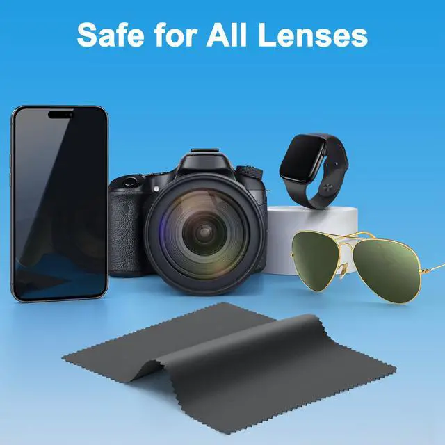 Alt view image 3 of 7 - 30 Pack Japanese-Style Premium Microfiber Glasses Cleaning Cloth Streak & Scratch-Free Lens Cleaning Cloth Safe for Eyeglasses, Sunglasses, Glasses Cleaner, Lens Wipes, iPhone & Screens