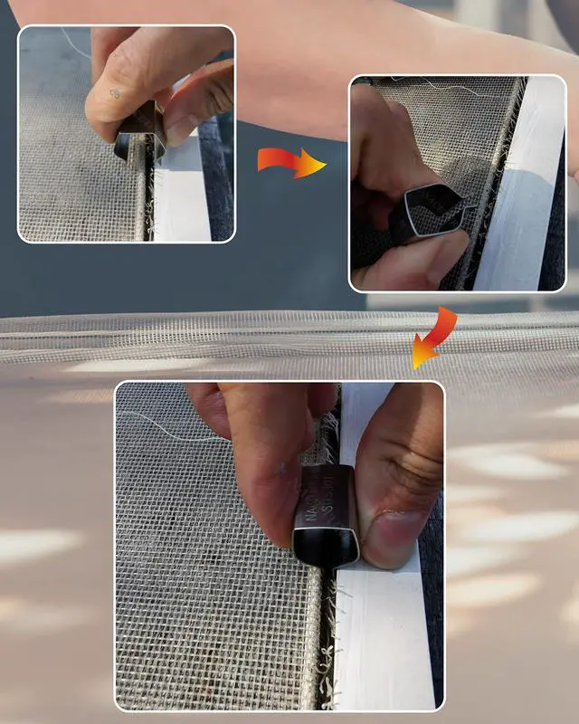Alt view image 4 of 7 - Screen Retainer Clips for Window & Door Screens, 20 Pack | Designed for securely installing and replacing window and door screens on patios, garages and more.