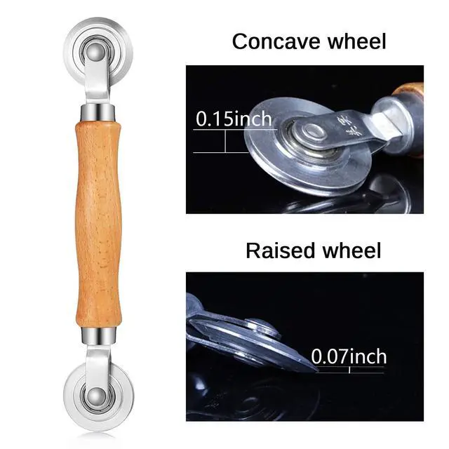 Alt view image 2 of 6 - Screen Roller Tool 2in1-Bearing Roller+Hook to Replace Mesh | Screen Repair Tool, 2 Side Roller,Hook-Removal Old Spline.Easy to Install Screen Mesh