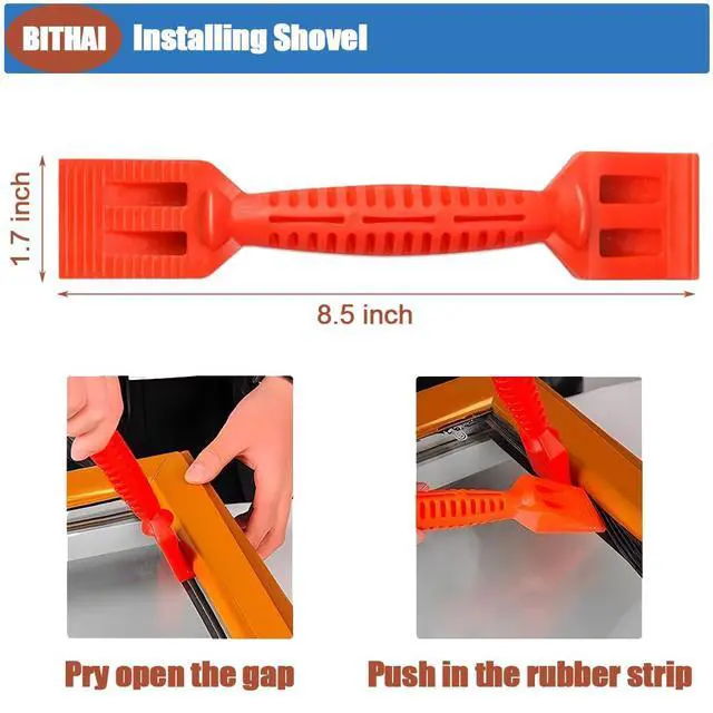 Alt view image 3 of 6 - Screen Repair Tool,Window Roller,Spline Installer,7 in 1 Window Installation Tool,Screen Mouse Spline Roller for Installing & Replacing Window Patio Sliding Door