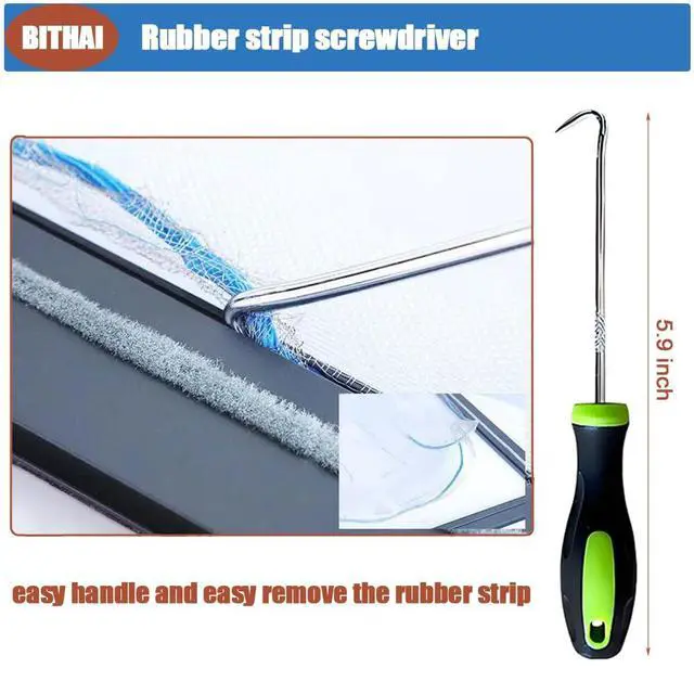 Alt view image 5 of 6 - Screen Repair Tool,Window Roller,Spline Installer,7 in 1 Window Installation Tool,Screen Mouse Spline Roller for Installing & Replacing Window Patio Sliding Door