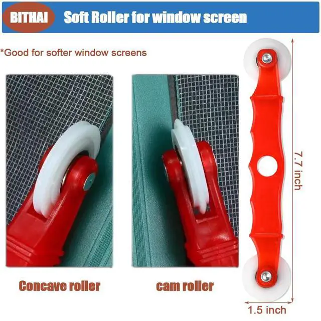 Alt view image 6 of 6 - Screen Repair Tool,Window Roller,Spline Installer,7 in 1 Window Installation Tool,Screen Mouse Spline Roller for Installing & Replacing Window Patio Sliding Door