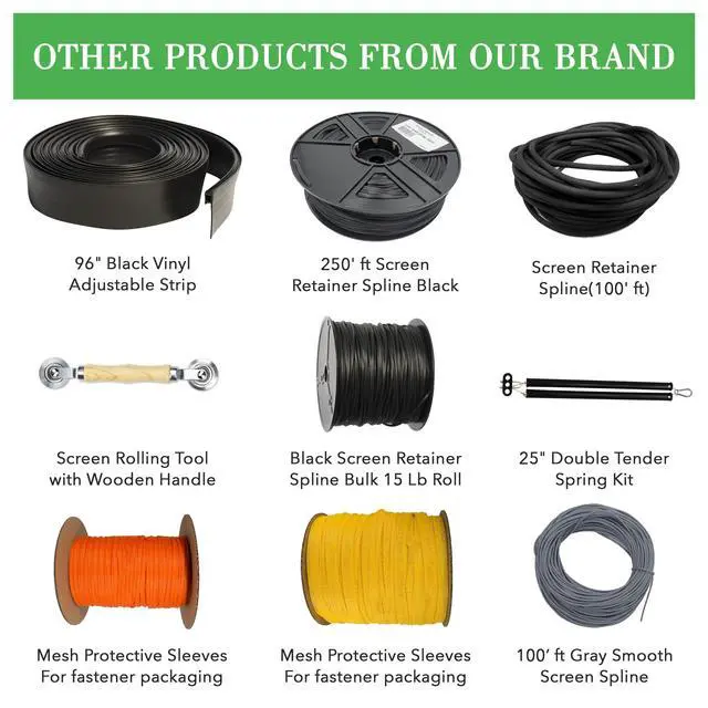 Alt view image 6 of 7 - Screen Roller Tool - Rolling Tool for Installing Door & Window Screens & Repair - Spline Roller with Wood Handle & Steel Bearing Wheel - Professional Rolling Tool - Double Ended Hand Spline Roller