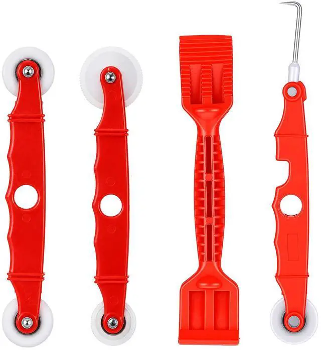 Main image of 4PCS Screen Tool, Window Screen Replacement Kit with Spline Roller Tool, Window Screens Spline Roller Tools, Windows Installation Tools for Installing & Replacing Windows Patio Sliding Door