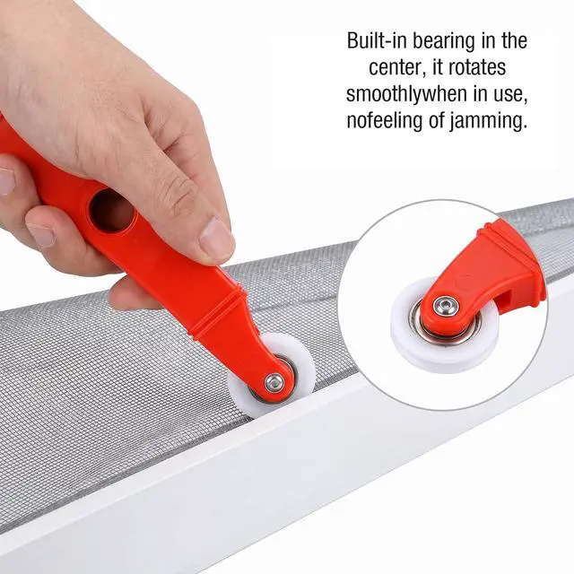 Alt view image 3 of 7 - 4PCS Screen Tool, Window Screen Replacement Kit with Spline Roller Tool, Window Screens Spline Roller Tools, Windows Installation Tools for Installing & Replacing Windows Patio Sliding Door