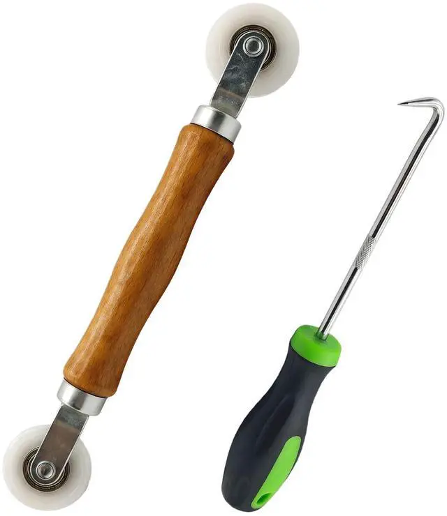 Main image of Screen Roller Tool Screen Repair Spline Roller for Easy Window/Door Screen Repair & Replacement (2 Pack)