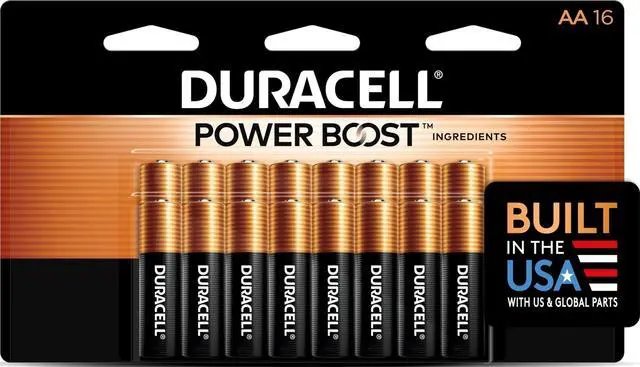 Main image of Coppertop AA Batteries, 16 Count, 12-Year Shelf Life, Long-lasting