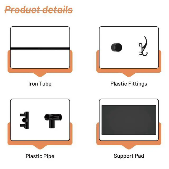 Alt view image 3 of 7 - Rolling Clothing Rack Freestanding Garment Rack Heavy duty | Easy snap-together assembly. Space-saving design fits narrow spaces. Lockable wheels for stable storage.