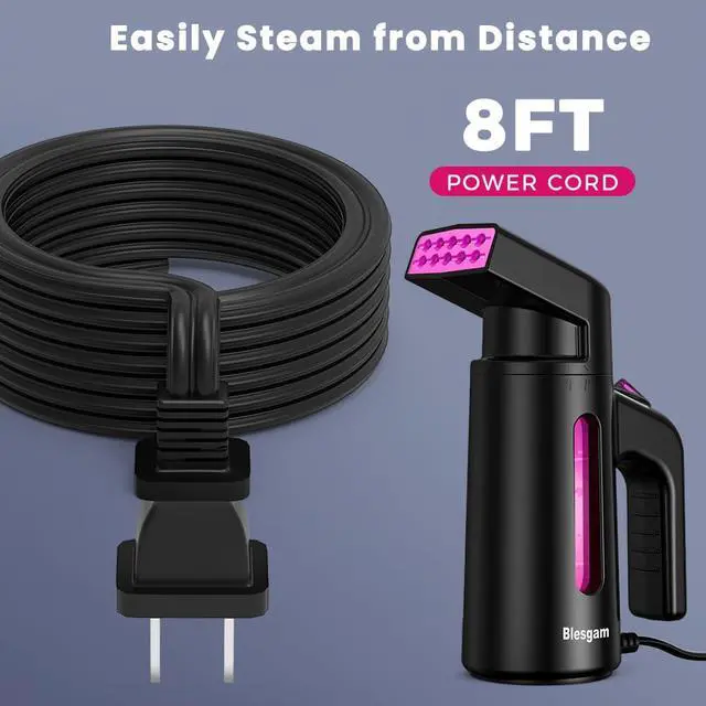 Alt view image 6 of 7 - Travel Steamer for Clothes, Dual-Row Steam Handheld Clothes Steamer | 25g/min Steam,180ml Large Capacity,Fast 40s Heat-up Portable Steamer,700W Clothing Steamer, For All Fabrics,120V Only(GY168)