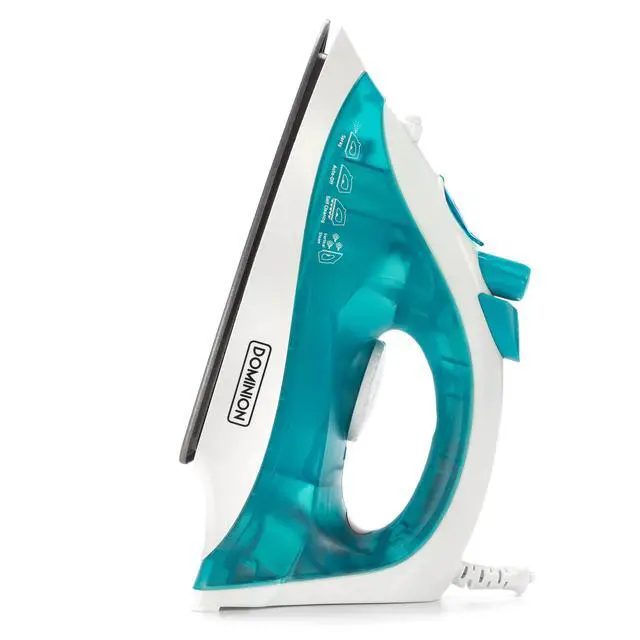 Alt view image 2 of 7 - Advanced Steam Iron for Clothes with Non-Stick Soleplate, Lightweight 1200W Iron with Vertical Steam and Adjustable Thermostat Control, Self Clean, Pivoting Cord, and Steam/Dry/Spray Functions, Teal