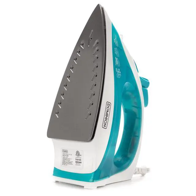 Alt view image 3 of 7 - Advanced Steam Iron for Clothes with Non-Stick Soleplate, Lightweight 1200W Iron with Vertical Steam and Adjustable Thermostat Control, Self Clean, Pivoting Cord, and Steam/Dry/Spray Functions, Teal