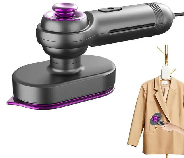 Main image of Portable Iron Steamer, Travel Steamer for Clothes Mini, 10s Fast Heating, Handheld Steam Irons for Travel for Wrinkle on Dress Shirt, College Dorm Home Essentials