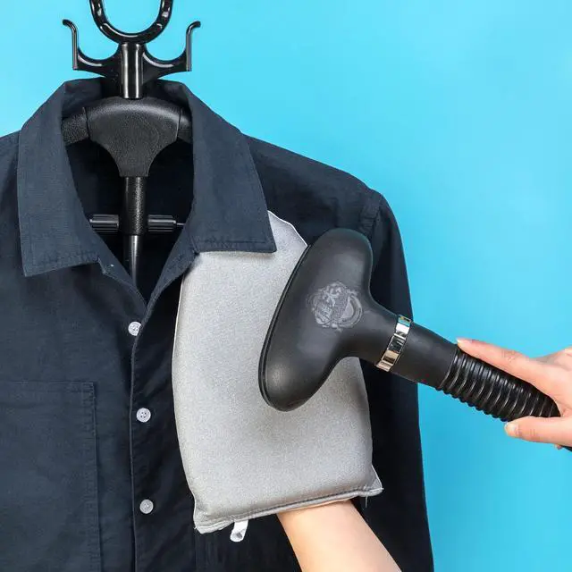 Alt view image 6 of 7 - Garment Steamer Ironing Gloves Anti Steam Glove Heat Resistant Garment Steamer Mitt, Garment Steam Accessories for Clothes