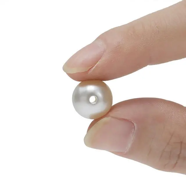 Alt view image 5 of 7 - 1200 Pcs Pearl Beads for Jewelry Making, 5 Size Round Pearls for Bracelets Making Kit Small Pearl Filler Beads with Hole for DIY Craft Necklace Earrings