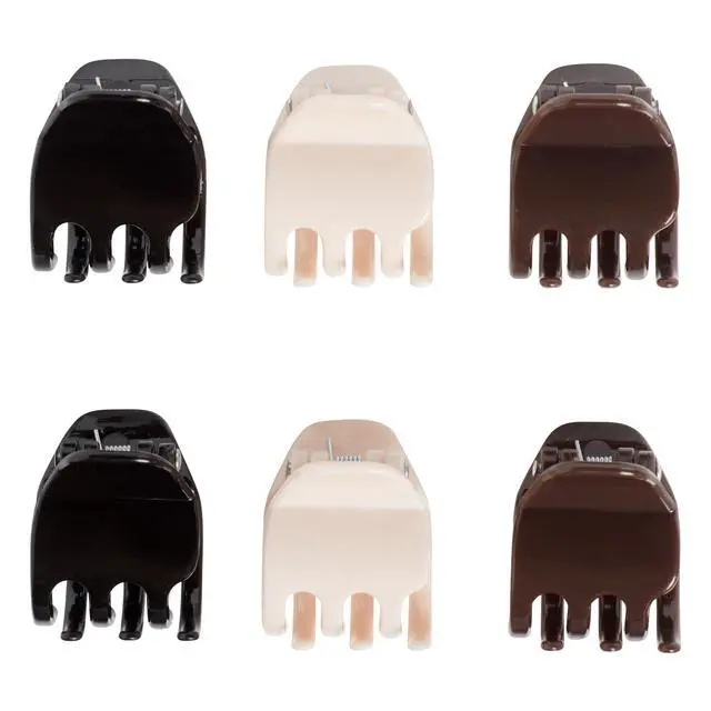 Alt view image 5 of 7 - Hair Accessories Kit, Everyday Essentials for Women - 51 PC Neutral Color Set for All Types - Ouchless Damage-Free Ties, SlideProof Claw Clips, Snap Clips, Scrunchies, Tanglefix Brush