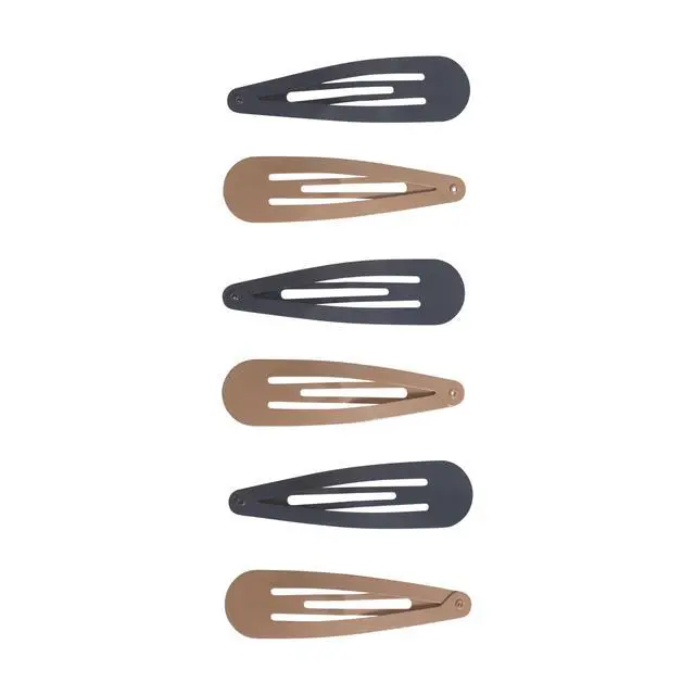 Alt view image 6 of 7 - Hair Accessories Kit, Everyday Essentials for Women - 51 PC Neutral Color Set for All Types - Ouchless Damage-Free Ties, SlideProof Claw Clips, Snap Clips, Scrunchies, Tanglefix Brush
