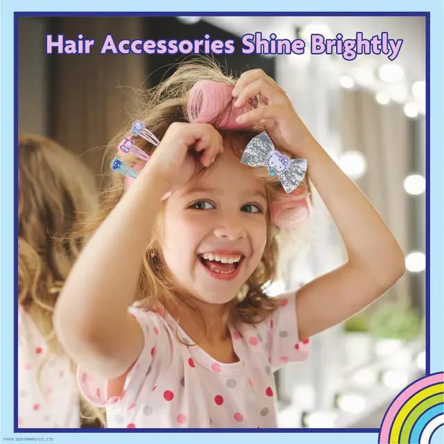 Alt view image 3 of 7 - Hello Kitty Mini Bag Hair Accessories Set with Bows, Clips & Hair Ties