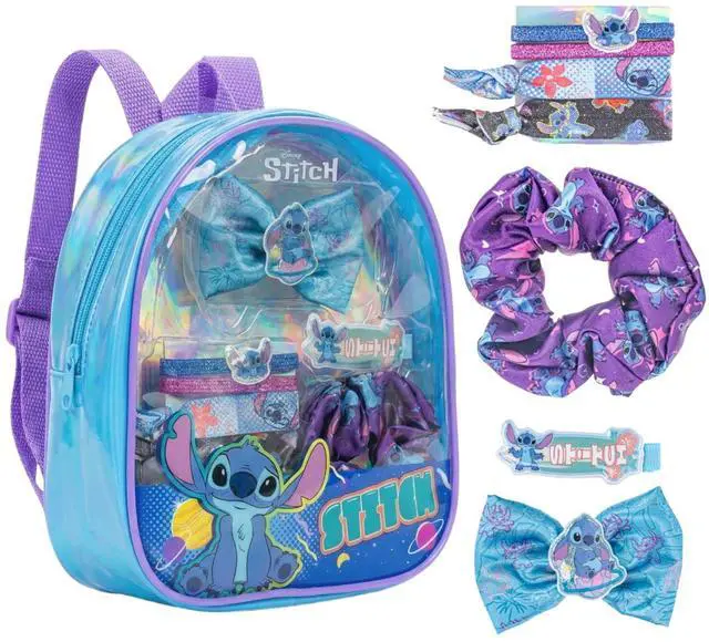 Main image of Stitch Mini Bag Hair Accessories Set with Bows, Clips & Hair Ties