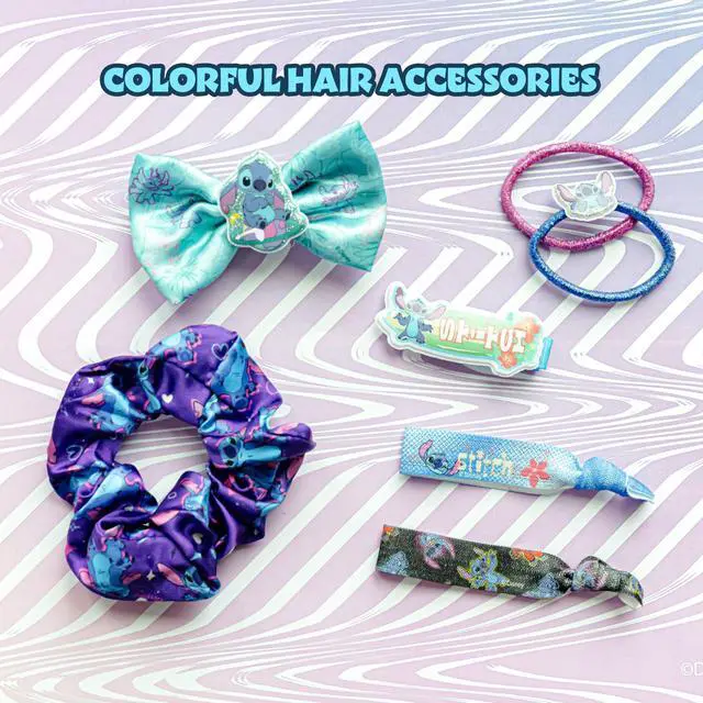 Alt view image 4 of 7 - Stitch Mini Bag Hair Accessories Set with Bows, Clips & Hair Ties