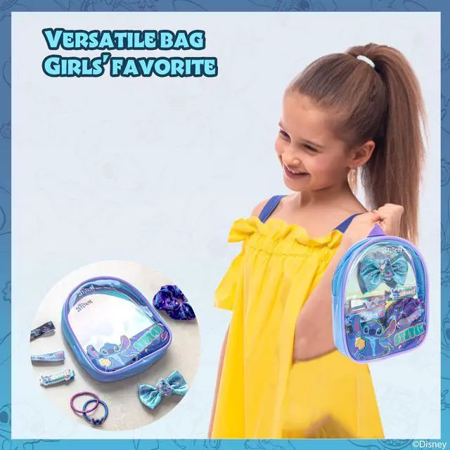 Alt view image 7 of 7 - Stitch Mini Bag Hair Accessories Set with Bows, Clips & Hair Ties