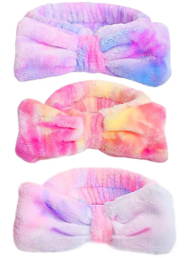 Main image of Spa Headband,Makeup&Skincare Headbands,Headband for Washing Face | Teen Girls Stocking Stuffers Fuzzy Hair Bands for Women, Easter Basket Stuffers for Teens