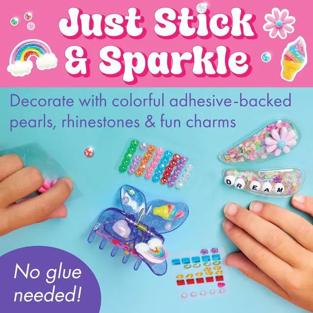 Alt view image 4 of 7 - Crea Chic Boutique Hair Clips: Create 6 DIY Hair Clips, Crafts and Birthday Gifts for Girls, Girls Toys for and Summer Activities for Kids (Ages 6+)