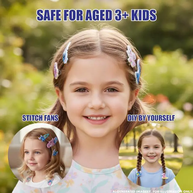 Alt view image 5 of 7 - Stitch Hair Accessories Set with Hair Clips, Bows & Scrunchies