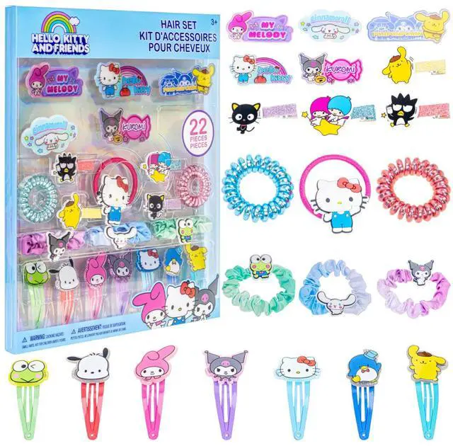 Main image of Hello Kitty Hair Accessories Set with Hair Clips, Bows & Scrunchies