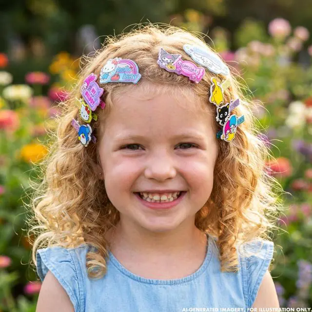 Alt view image 4 of 7 - Hello Kitty Hair Accessories Set with Hair Clips, Bows & Scrunchies