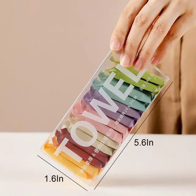 Alt view image 2 of 7 - 140 Pack Compressed Towels Tablets, Disposable Face Compressed Towels, 11x9.5 Inches Soft Wipe Face Washcloths, Portable Coin Tissue for Outdoor Travel Camping Hiking Sport Hotel Beauty Salon