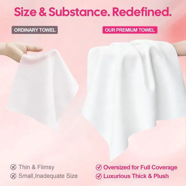 Alt view image 4 of 7 - 20 Count Premium Compressed Towels 12"×16" | Perfect for Bussiness Trip and Outdoors | Luxurious Thick & Generous Size | Individual Sealed