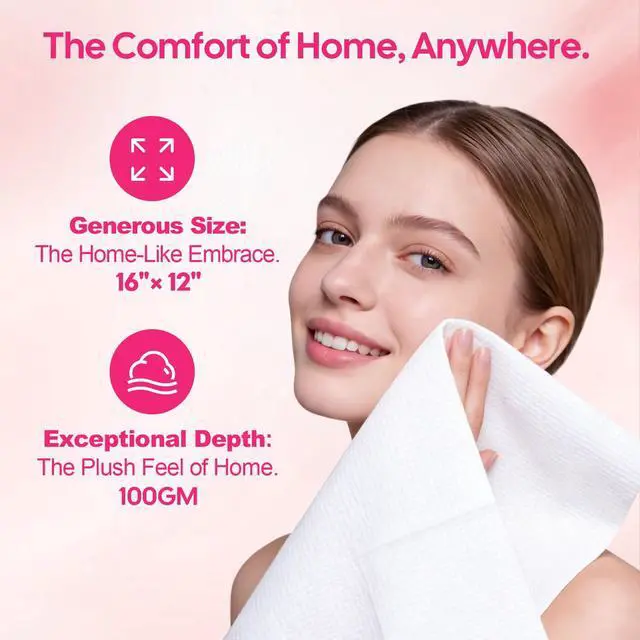 Alt view image 5 of 7 - 20 Count Premium Compressed Towels 12"×16" | Perfect for Bussiness Trip and Outdoors | Luxurious Thick & Generous Size | Individual Sealed