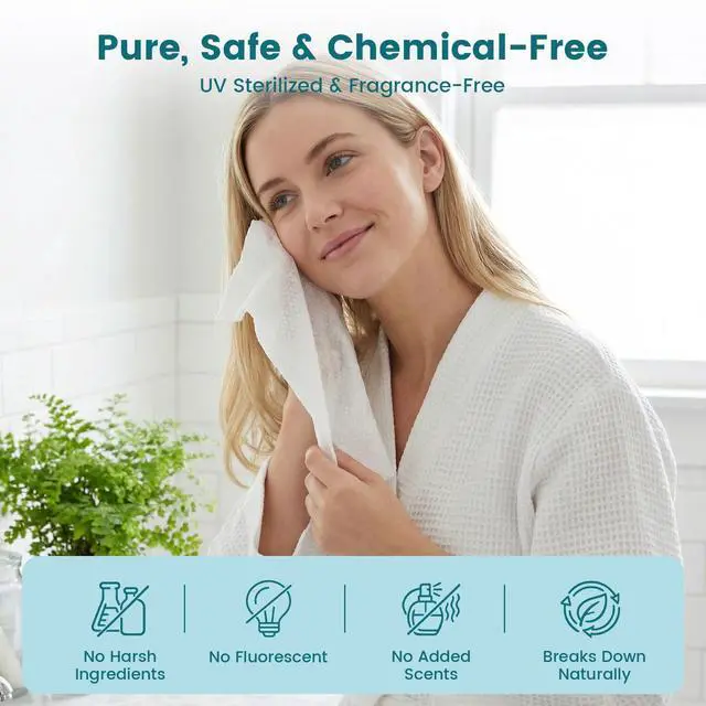 Alt view image 3 of 6 - 360 PCS Compressed Towels, Bulk Cotton Disposable Face Towels | Face Portable Washcloths for Travel Expandable Wipes, Tablets Survival Gear and Supplies, Outdoors Camping Hiking Hotel