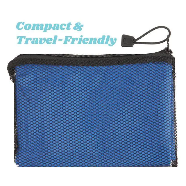 Alt view image 5 of 5 - Kids Rain Poncho Reusable, Compact & Travel-Friendly, Pullover Hood, Easy Snap, Lightweight, Royal