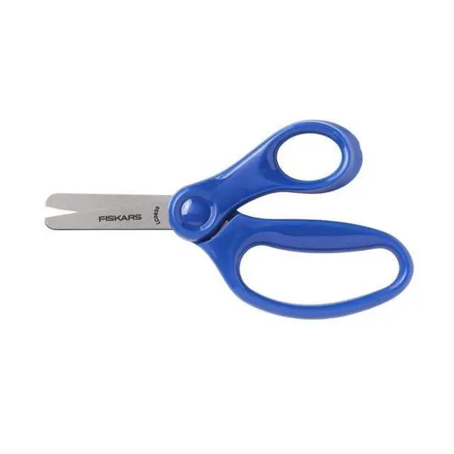 Alt view image 2 of 5 - Blunt-tip Safety-edge Blade Scissors Navy blue