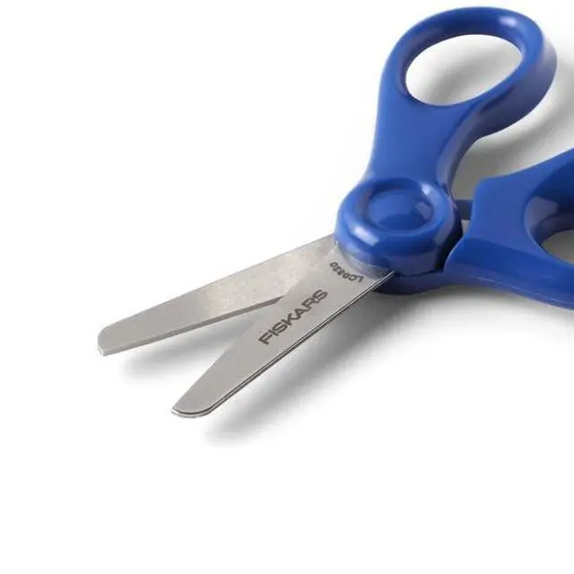 Alt view image 4 of 5 - Blunt-tip Safety-edge Blade Scissors Navy blue