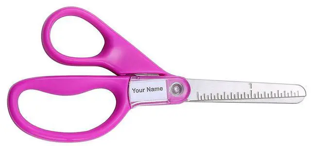 Alt view image 6 of 6 - 5 Kids Scissors, Blunt Tip, Safety, Comfortable, For Left and Right Handed Use, For Office School Student Crafts, Assorted Colors, 2 Pack