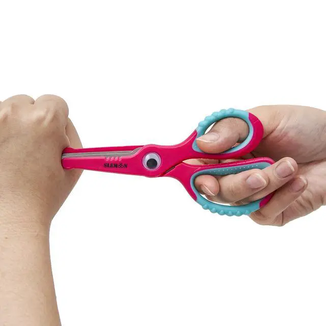 Alt view image 2 of 7 - Kids Scissors 5.5 Inch,Blunt Tip Toddler Safety Scissors,3 Pack