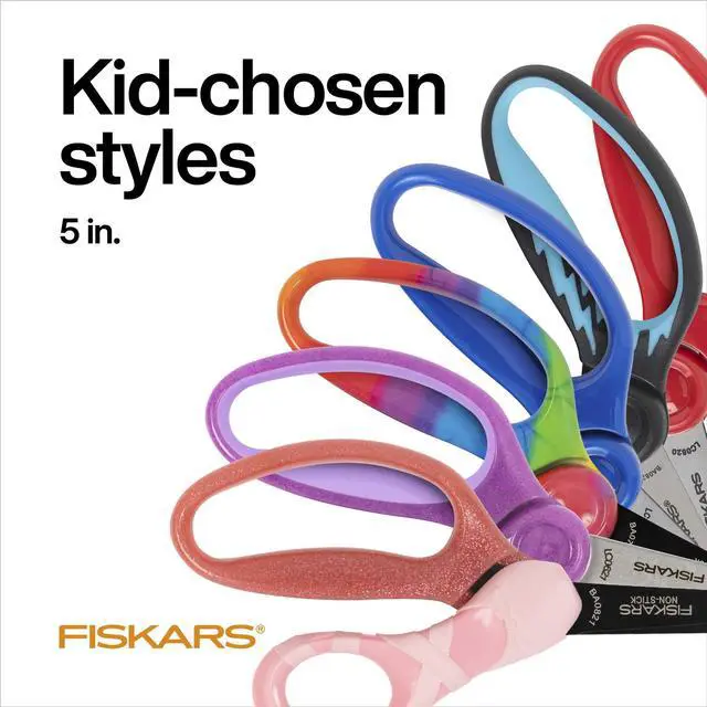 Alt view image 2 of 7 - Training Scissors for Preschoolers Ages 3+, Small Kids Safety Scissors with Training Lever, Easy to Use, Preschooler Art Supplies, Back To School, Turquoise