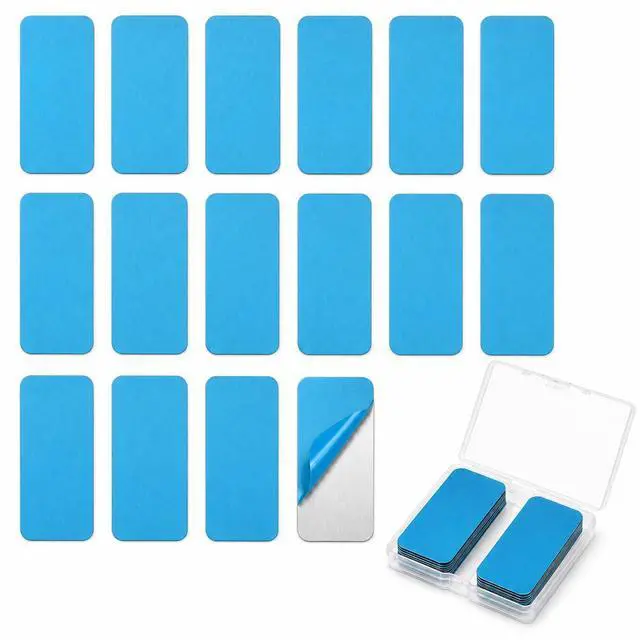 Main image of 16Pcs Magnetic stickys for Under Cabinet Lights Replacement Magnetic Strips with Adhesive Backing, Metal Plates for Magnetic Mounts, Metal Adhesive Strip for Magnetic LED Lights Home Decor
