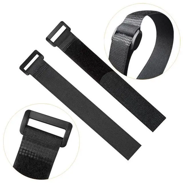 Alt view image 2 of 6 - Reusable Fastening Cable Straps and Cable Ties Set 20 Pack(8"-12"-18"), Adjustable Multi-Purpose Hook and Loop Cord Ties to Keep Cords Organized and Tidy