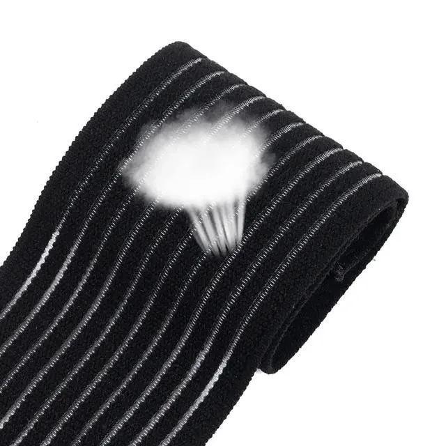 Alt view image 5 of 7 - Elastic Wrist Compression Bandage Adjustable Wrist Strap Hand Brace | Black,Breathable Wristband,Stabilising Ligament,Joint Pain,Sport,40cm,high elasticity,yoga, ballet, dance, basketball