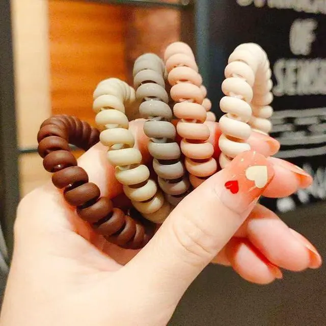 Alt view image 3 of 7 - 7 PCS Stretchable Spiral Coil Wrist Keychain, key wristlet,wrist for keys,wrist key ring,Spring Wristband Key Holder for Sauna, Gym, Sports and Outdoor Activities