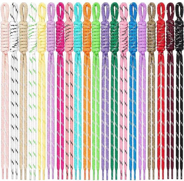 Main image of 24pcs Paracord Rope Keychain, Paracord Bag Charms, 24 Colors | Polyester, Colorful, Braided Rope, Knot, 9.84in, for Handbag Purse Backpack Decoration